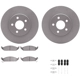 Purchase Top-Quality DYNAMIC FRICTION COMPANY - 4512-39033 - Front Disc Brake Kit pa2