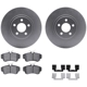 Purchase Top-Quality DYNAMIC FRICTION COMPANY - 4512-39037 - Front Disc Brake Kit pa1