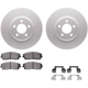 Purchase Top-Quality DYNAMIC FRICTION COMPANY - 4512-39040 - Front Disc Brake Kit pa3