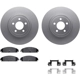 Purchase Top-Quality DYNAMIC FRICTION COMPANY - 4512-39044 - Front Disc Brake Kit pa1
