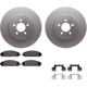 Purchase Top-Quality DYNAMIC FRICTION COMPANY - 4512-39044 - Front Disc Brake Kit pa4