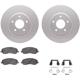 Purchase Top-Quality DYNAMIC FRICTION COMPANY - 4512-39055 - Front Disc Brake Kit pa3