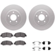 Purchase Top-Quality DYNAMIC FRICTION COMPANY - 4512-39058 - Front Brake Kit pa3