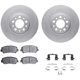 Purchase Top-Quality DYNAMIC FRICTION COMPANY - 4512-39061 - Front Disc Brake Kit pa1