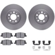 Purchase Top-Quality DYNAMIC FRICTION COMPANY - 4512-39062 - Front Disc Brake Kit pa1