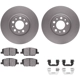 Purchase Top-Quality DYNAMIC FRICTION COMPANY - 4512-39062 - Front Disc Brake Kit pa3