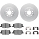 Purchase Top-Quality DYNAMIC FRICTION COMPANY - 4512-39063 - Front Brake Kit pa4