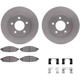 Purchase Top-Quality DYNAMIC FRICTION COMPANY - 4512-39067 - Front Disc Brake Kit pa3