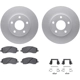Purchase Top-Quality DYNAMIC FRICTION COMPANY - 4512-40087 - Front Disc Brake Kit pa1