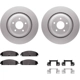 Purchase Top-Quality DYNAMIC FRICTION COMPANY - 4512-40088 - Front Disc Brake Kit pa4
