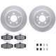 Purchase Top-Quality DYNAMIC FRICTION COMPANY - 4512-40091 - Front Disc Brake Kit pa1