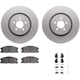 Purchase Top-Quality DYNAMIC FRICTION COMPANY - 4512-40091 - Front Disc Brake Kit pa3