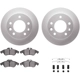 Purchase Top-Quality DYNAMIC FRICTION COMPANY - 4512-40098 - Front Disc Brake Kit pa2