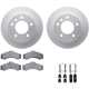 Purchase Top-Quality DYNAMIC FRICTION COMPANY - 4512-40099 - Front Disc Brake Kit pa1