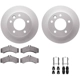 Purchase Top-Quality DYNAMIC FRICTION COMPANY - 4512-40099 - Front Disc Brake Kit pa3