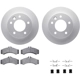 Purchase Top-Quality DYNAMIC FRICTION COMPANY - 4512-40100 - Front Disc Brake Kit pa1