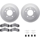 Purchase Top-Quality DYNAMIC FRICTION COMPANY - 4512-40101 - Front Disc Brake Kit pa1