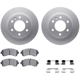 Purchase Top-Quality DYNAMIC FRICTION COMPANY - 4512-40102 - Front Disc Brake Kit pa1