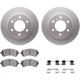 Purchase Top-Quality DYNAMIC FRICTION COMPANY - 4512-40102 - Front Disc Brake Kit pa5