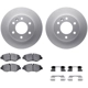 Purchase Top-Quality DYNAMIC FRICTION COMPANY - 4512-40104 - Front Disc Brake Kit pa1