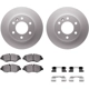 Purchase Top-Quality DYNAMIC FRICTION COMPANY - 4512-40104 - Front Disc Brake Kit pa2