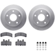 Purchase Top-Quality DYNAMIC FRICTION COMPANY - 4512-40114 - Front Disc Brake Kit pa1