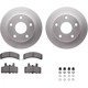 Purchase Top-Quality DYNAMIC FRICTION COMPANY - 4512-40114 - Front Disc Brake Kit pa3