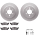 Purchase Top-Quality Front Disc Brake Kit by DYNAMIC FRICTION COMPANY - 4512-40119 pa1