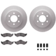 Purchase Top-Quality Front Disc Brake Kit by DYNAMIC FRICTION COMPANY - 4512-40120 pa2