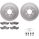 Purchase Top-Quality DYNAMIC FRICTION COMPANY - 4512-40121 - Front Brake Kit pa2