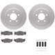 Purchase Top-Quality DYNAMIC FRICTION COMPANY - 4512-40122 - Front Brake Kit pa1