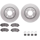 Purchase Top-Quality DYNAMIC FRICTION COMPANY - 4512-40126 - Front Disc Brake Kit pa3