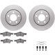 Purchase Top-Quality DYNAMIC FRICTION COMPANY - 4512-40127 - Front Disc Brake Kit pa3