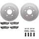 Purchase Top-Quality DYNAMIC FRICTION COMPANY - 4512-40128 - Front Disc Brake Kit pa5