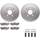 Purchase Top-Quality DYNAMIC FRICTION COMPANY - 4512-40130 - Front Disc Brake Kit pa3