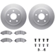 Purchase Top-Quality DYNAMIC FRICTION COMPANY - 4512-40131 - Front Disc Brake Kit pa1