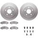 Purchase Top-Quality DYNAMIC FRICTION COMPANY - 4512-40131 - Front Disc Brake Kit pa2