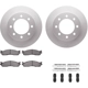 Purchase Top-Quality DYNAMIC FRICTION COMPANY - 4512-40137 - Front Disc Brake Kit pa3