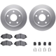 Purchase Top-Quality DYNAMIC FRICTION COMPANY - 4512-40143 - Front Disc Brake Kit pa1