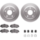 Purchase Top-Quality DYNAMIC FRICTION COMPANY - 4512-40143 - Front Disc Brake Kit pa4