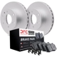 Purchase Top-Quality DYNAMIC FRICTION COMPANY - 4512-40150 - Front Disc Brake Kit pa1