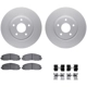 Purchase Top-Quality DYNAMIC FRICTION COMPANY - 4512-40151 - Front Disc Brake Kit pa1