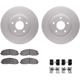 Purchase Top-Quality DYNAMIC FRICTION COMPANY - 4512-40151 - Front Disc Brake Kit pa5