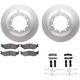 Purchase Top-Quality DYNAMIC FRICTION COMPANY - 4512-40156 - Front Disc Brake Kit pa2