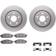 Purchase Top-Quality DYNAMIC FRICTION COMPANY - 4512-42013 - Front Disc Brake Kit pa2