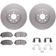 Purchase Top-Quality DYNAMIC FRICTION COMPANY - 4512-42062 - Front Brake Kit pa1