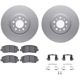 Purchase Top-Quality DYNAMIC FRICTION COMPANY - 4512-42063 - Front Disc Brake Kit pa1