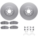 Purchase Top-Quality DYNAMIC FRICTION COMPANY - 4512-42065 - Ensemble de disque de frein avant pa1