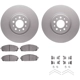 Purchase Top-Quality DYNAMIC FRICTION COMPANY - 4512-42065 - Ensemble de disque de frein avant pa5