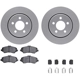 Purchase Top-Quality DYNAMIC FRICTION COMPANY - 4512-42070 - Front Disc Brake Kit pa1